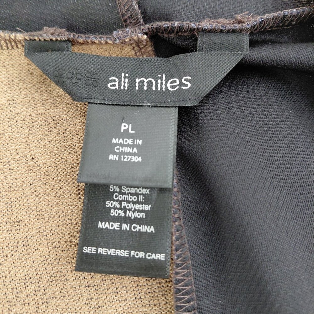 Ali Miles Patchwork Open Front Cardigan Petite La… - image 4